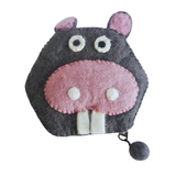 ANIMALS FELT PURSE