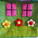 DAISY FLOWER FELT HOUSE ORNAMENT