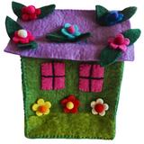 DAISY FLOWER FELT HOUSE ORNAMENT