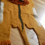 HANDMADE FELT ANIMAL RUGS