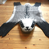 HANDMADE FELT ANIMAL RUGS