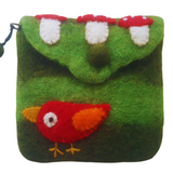 FOREST FELT PURSE