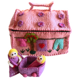 KIDS FELT HOUSE PLAY BAG