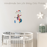 BABY CRIB MOBILE MERMAID