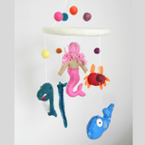 BABY CRIB MOBILE MERMAID