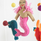 BABY CRIB MOBILE MERMAID