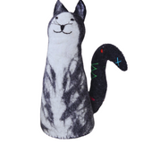 DECO DOLL BIG B/W FELT CAT