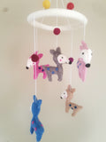 BABY CRIB MOBILE DEER